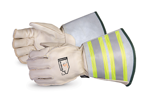 Superior Glove® Endura® Deluxe Winter Lineman Gloves, 6` Reflective Gauntlet Cuff